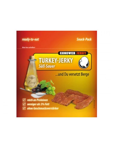 CONOWER JERKY - Tacchino - 12 buste da 25 g