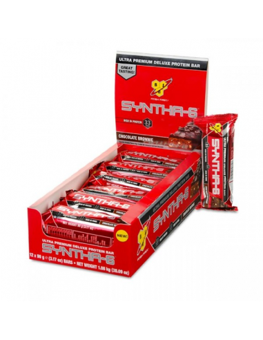 Syntha 6 Deluxe protein bar  12 barrette da 90g (Gusto brownie)