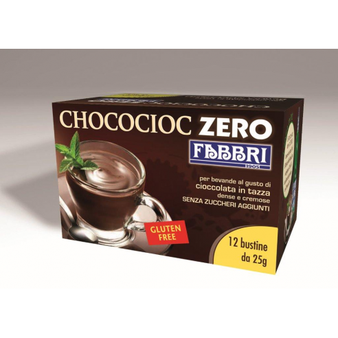 FABBRI - Chococioc Zero Kcal 12bustine da 25g