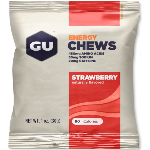 GU - Energy Chews - 24 pacchetti da 4 caramelle