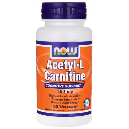 NOW FOODS - Acetyl L-Carnitine  500mg - 50 caps