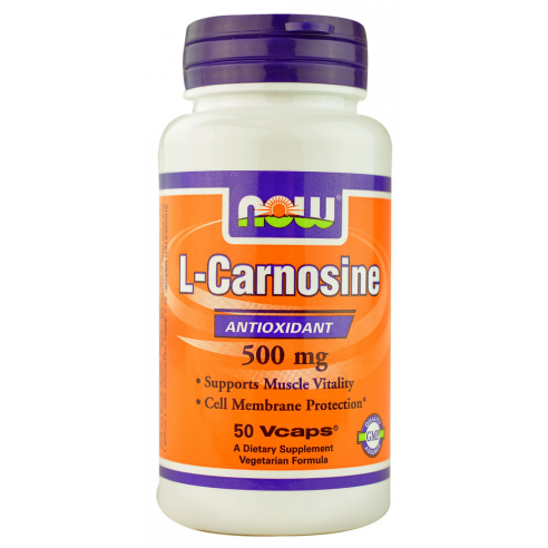 NOW FOODS - L-Carnosine 500mg 50 cpr