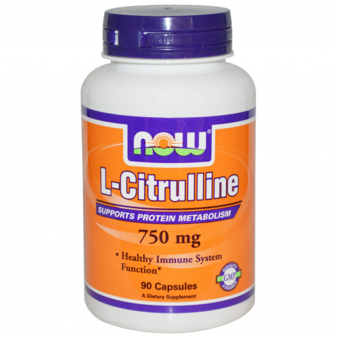 NOW FOODS - L- Citrulline 750mg - 90 cpr
