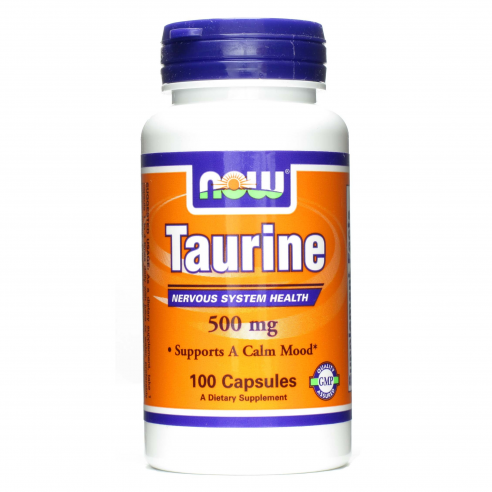 NOW FOODS - Taurine 500mg Free Form - 100 caps