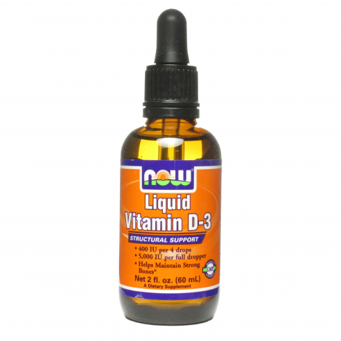 NOW FOODS - Liquid Vitamin D3-400 IU - 60 ml