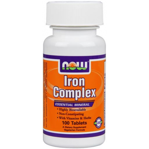 NOW FOODS -  Iron complex - 100 cpr