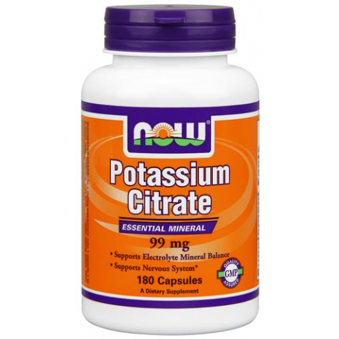 NOW FOODS - Potassium citrate 180 caps