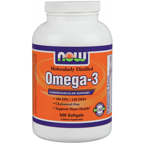 NOW FOODS - OMEGA 3 - 1000mg (180/120) - 500 perle