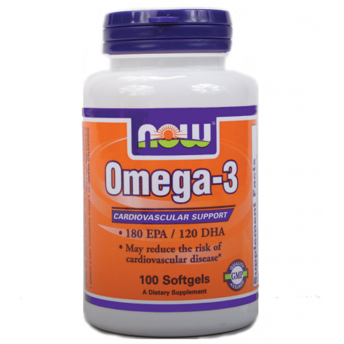 NOW FOODS - OMEGA 3 - 1000mg (180/120) - 100 perle