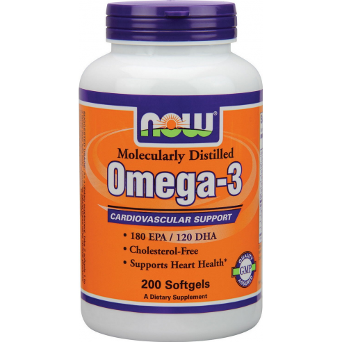 NOW FOODS - OMEGA 3 - 1000mg (180/120) - 200 perle