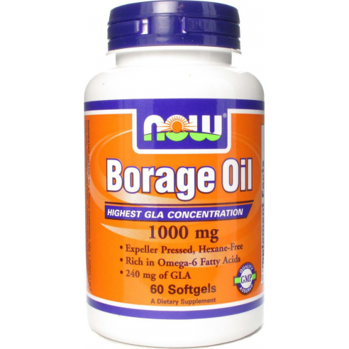 NOW FOODS - Borage Oil Gla 1000mg - 60 perle