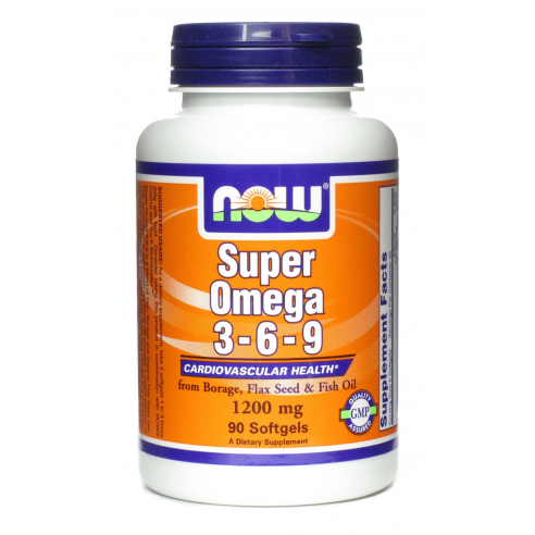 NOW FOODS - Super Omega 3-6-9 1200mg - 90 perle