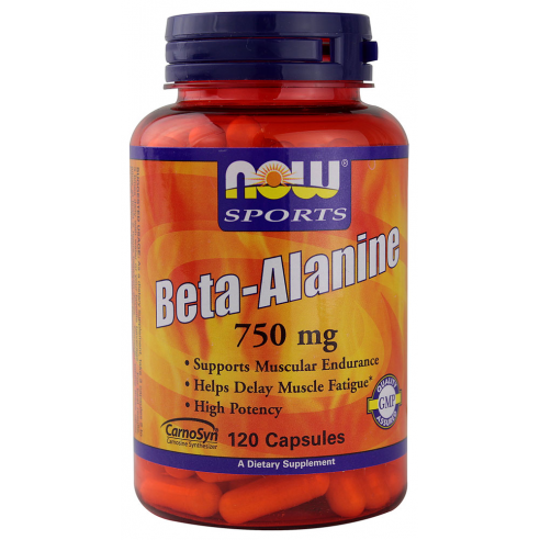 NOW FOODS - Beta Alanine caps 750mg - 120 caps