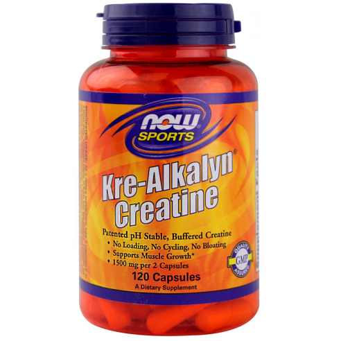 NOW FOODS - Kre-Alkalyn Creatine 750mg - 120 caps