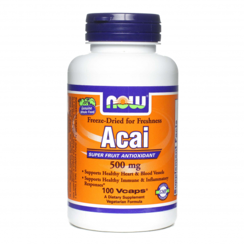 NOW FOODS - Acai Super Fruit Antioxidant 500mg - 100 caps