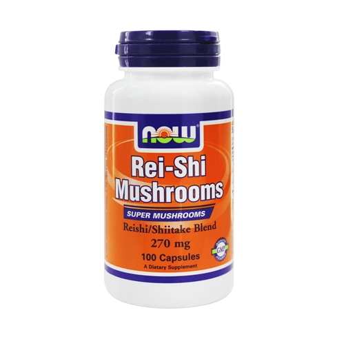 NOW FOODS - Rei-shi mushrooms 270mg - 100 caps 