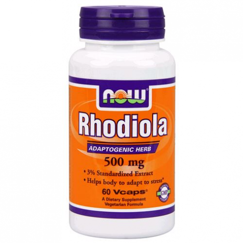 NOW FOODS - Rhodiola 500mg extract 60 caps