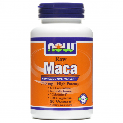 NOW FOODS - Maca 750mg (6:1 Conc) 90caps 