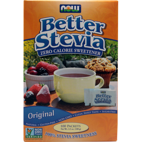 NOW FOODS - Better Stevia in bustine - 100 bustine da 1 g