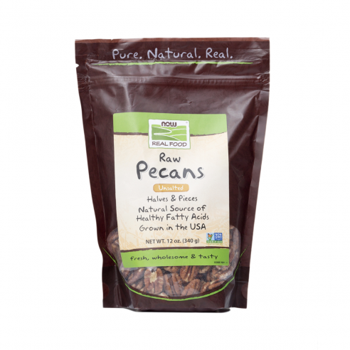 NOW FOODS - Pecans Raw (noci pecan) 340g