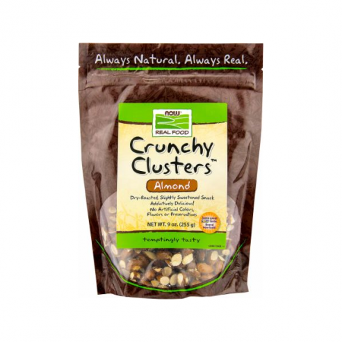 NOW FOODS - Crunchy Cluster ALMOND Cruch - 255 g