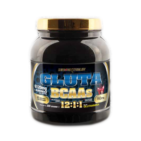 BIO-EXTREME - GLUTA BCAAs  12:1:1 - 300 cpr