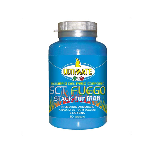 ULTIMATE ITALIA - SCT Fuego Stack For Man - 80 caps