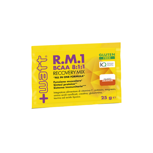 +WATT - R.M.1 New Formula Bcaa 8:1:1 - 30 bustine da 25 g