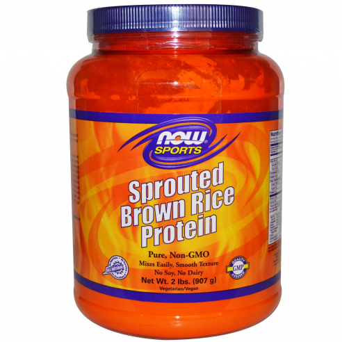 NOW FOODS - Sprouted Brown Rice Protein 907 g
