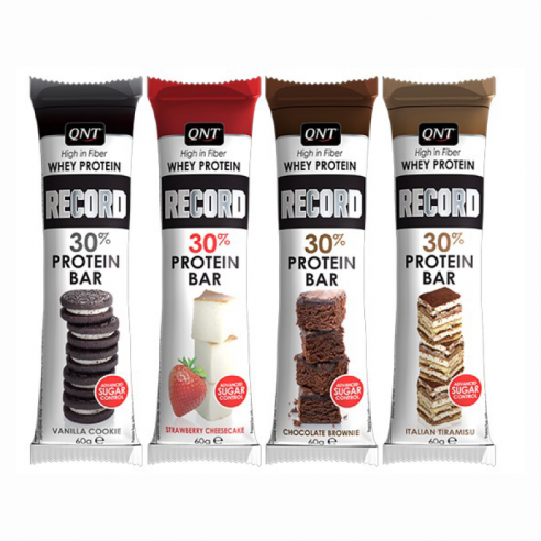QNT Record Bar 30% Pure Whey Protein 15 bar da 60g