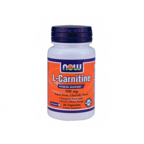 NOW FOODS  L-Carnitine 500mg  30 caps