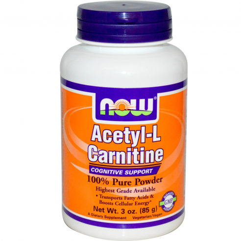 NOW FOODS  Acetil L-Carnitine Pure Powder  85 g