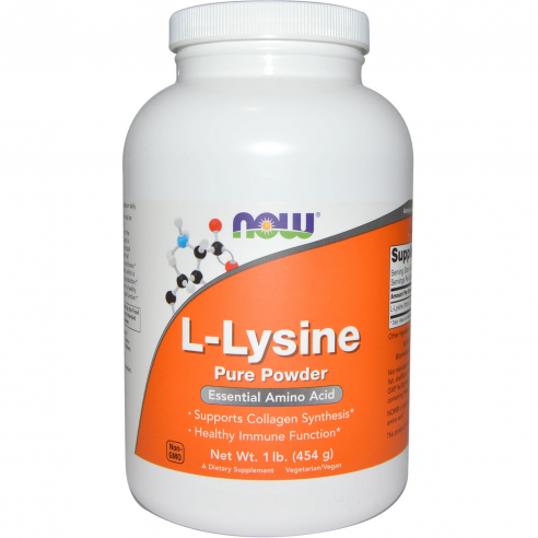 NOW FOODS  L-lysine powder  454 g