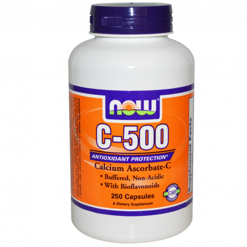NOW FOODS  C-500 Ascorbate  250 caps