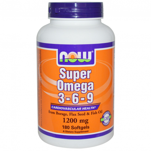 NOW FOODS  Super Omega 3-6-9  - 180 perle