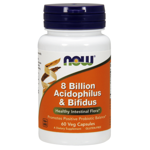 NOW  8 Billion Acidoph & Bifidus 60 caps